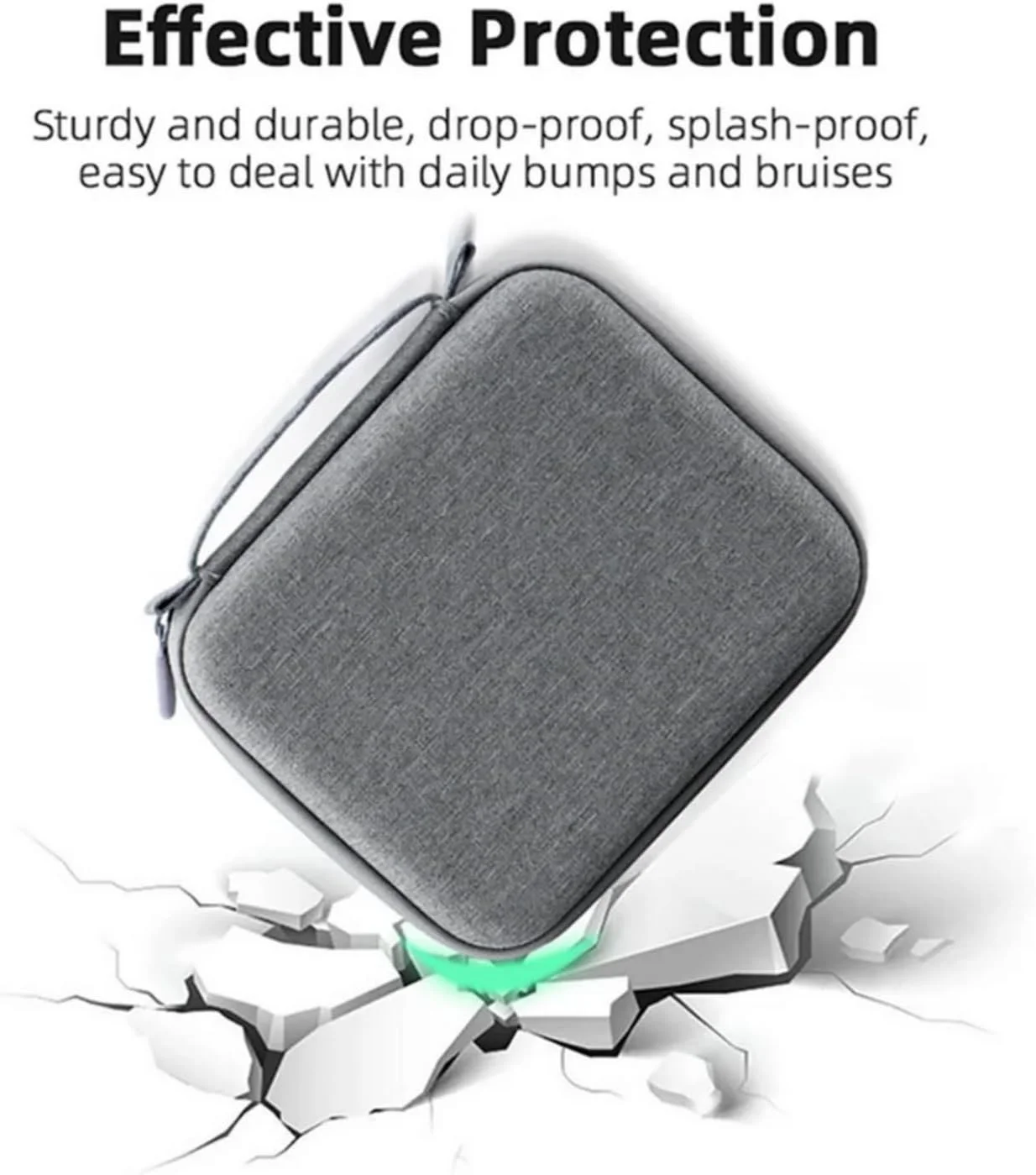 کیف حمل SKEIDO برای DJI Mini 4 Pro با کارابین، کیف مسافرتی برای نگهداری بدنه و کنترلر RC 2، کیف سخت لوازم جانبی پهپاد (بدنه + ریموت RC2)