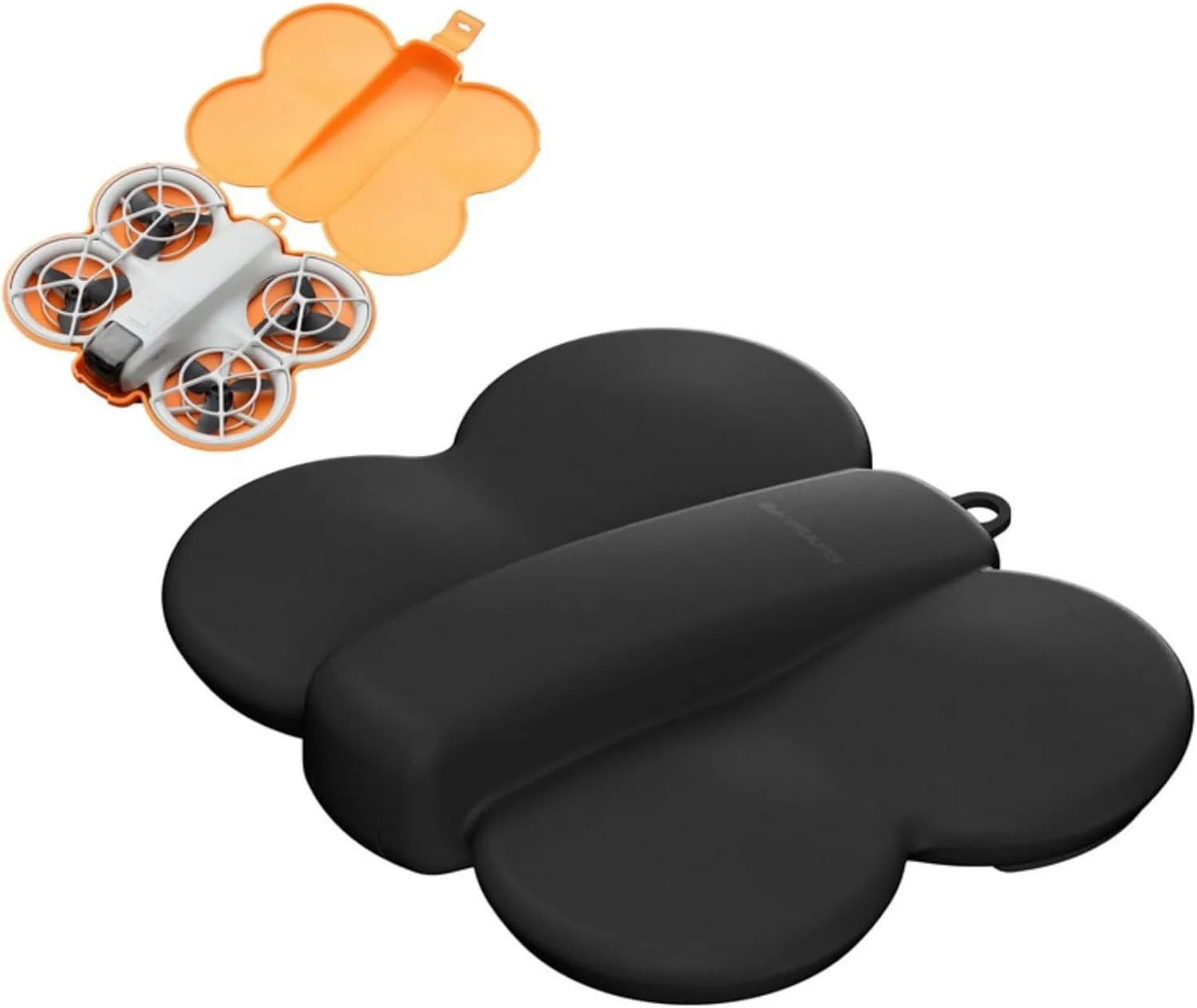 جعبه نگهداری قابل حمل SKEIDO برای DJI NEO، جعبه محافظ ضد ضربه و ضد خش با طرح پروانه، لوازم جانبی (خاکستری)