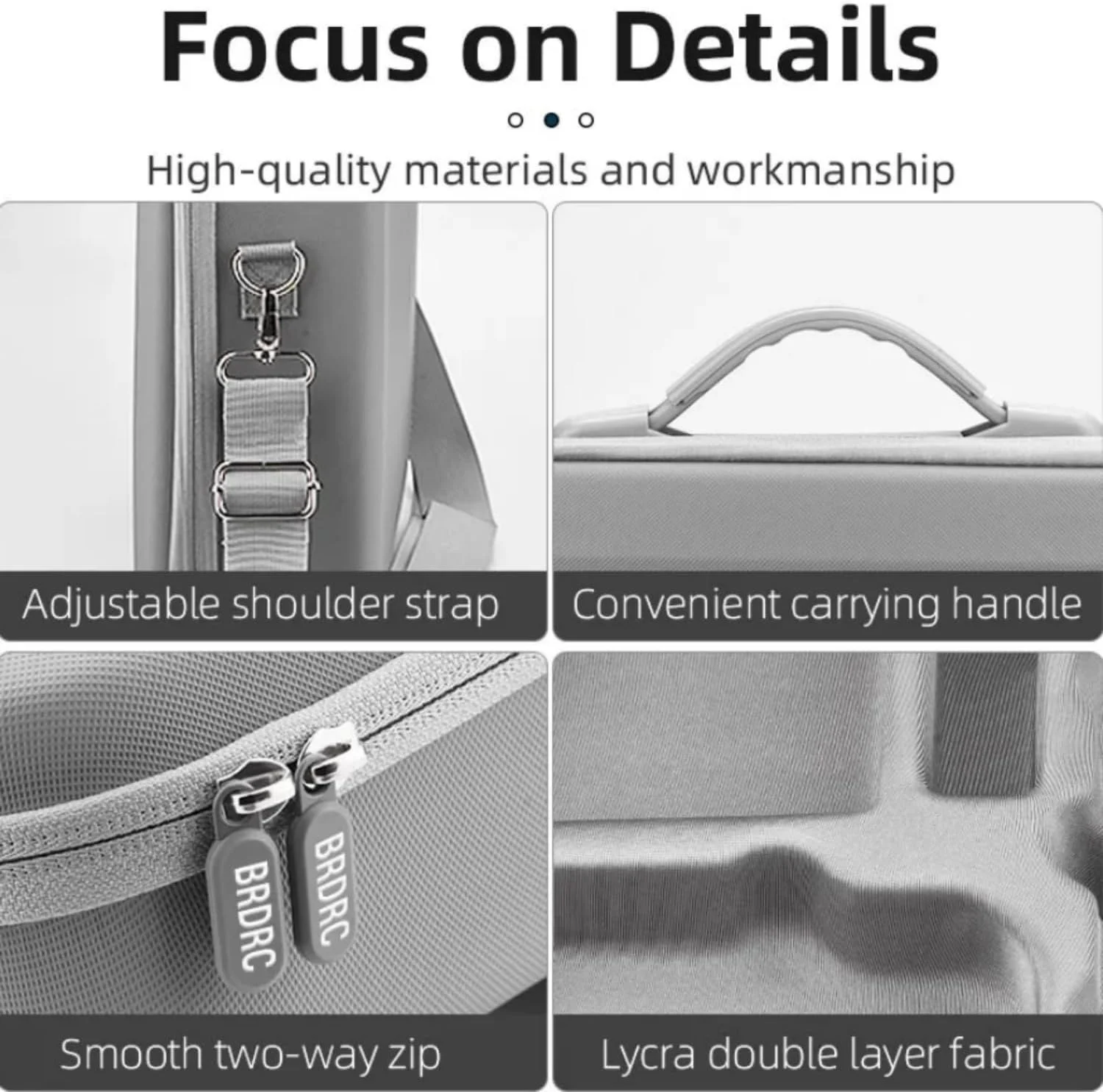 کیف حمل Skeido برای DJI Mini 4 Pro، کیف نگهداری، کیف قابل حمل، کیف دستی کنترل از راه دور، کیف لوازم جانبی، کیف شانه