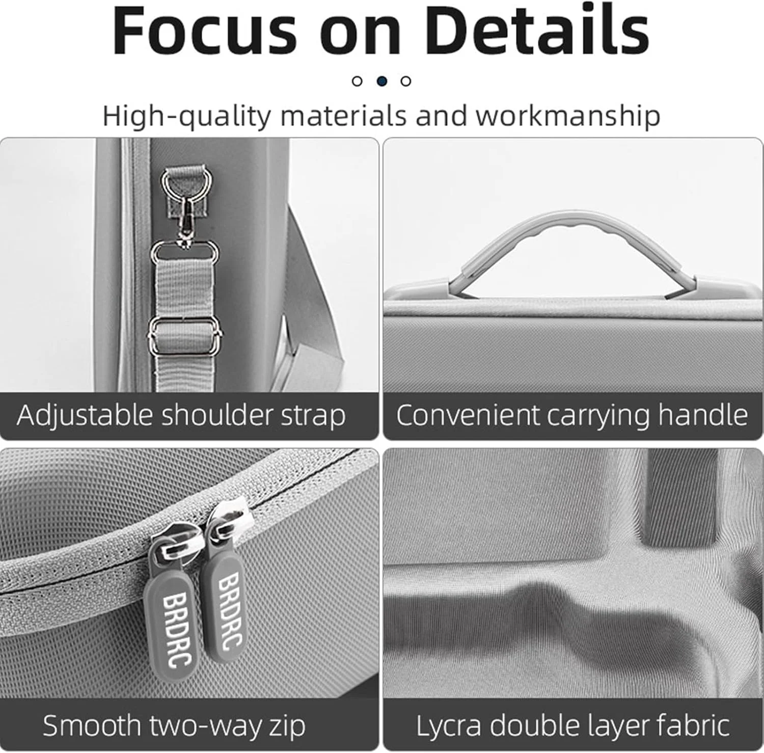 کیف حمل SKEIDO برای DJI Mini 4 Pro RC 2، کیف دوشی چرمی PU، کیف نگهداری برای لوازم جانبی DJI Mini 4 Pro Fly More Combo کیف حمل SKEIDO برای DJI Mini 4 Pro RC 2، کیف دوشی چرمی PU، کیف نگهداری برای لوازم جانبی DJI Mini 4 Pro Fly More Combo