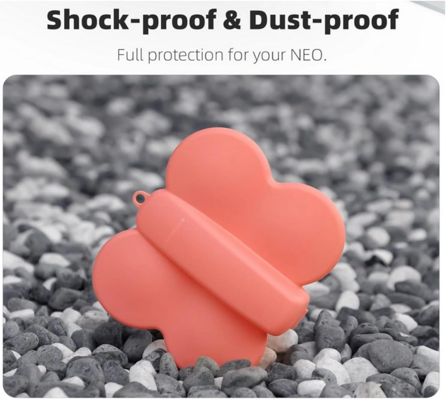 جعبه نگهداری قابل حمل SKEIDO برای DJI NEO، جعبه محافظ ضد ضربه و ضد خش با طرح پروانه، لوازم جانبی (خاکستری)