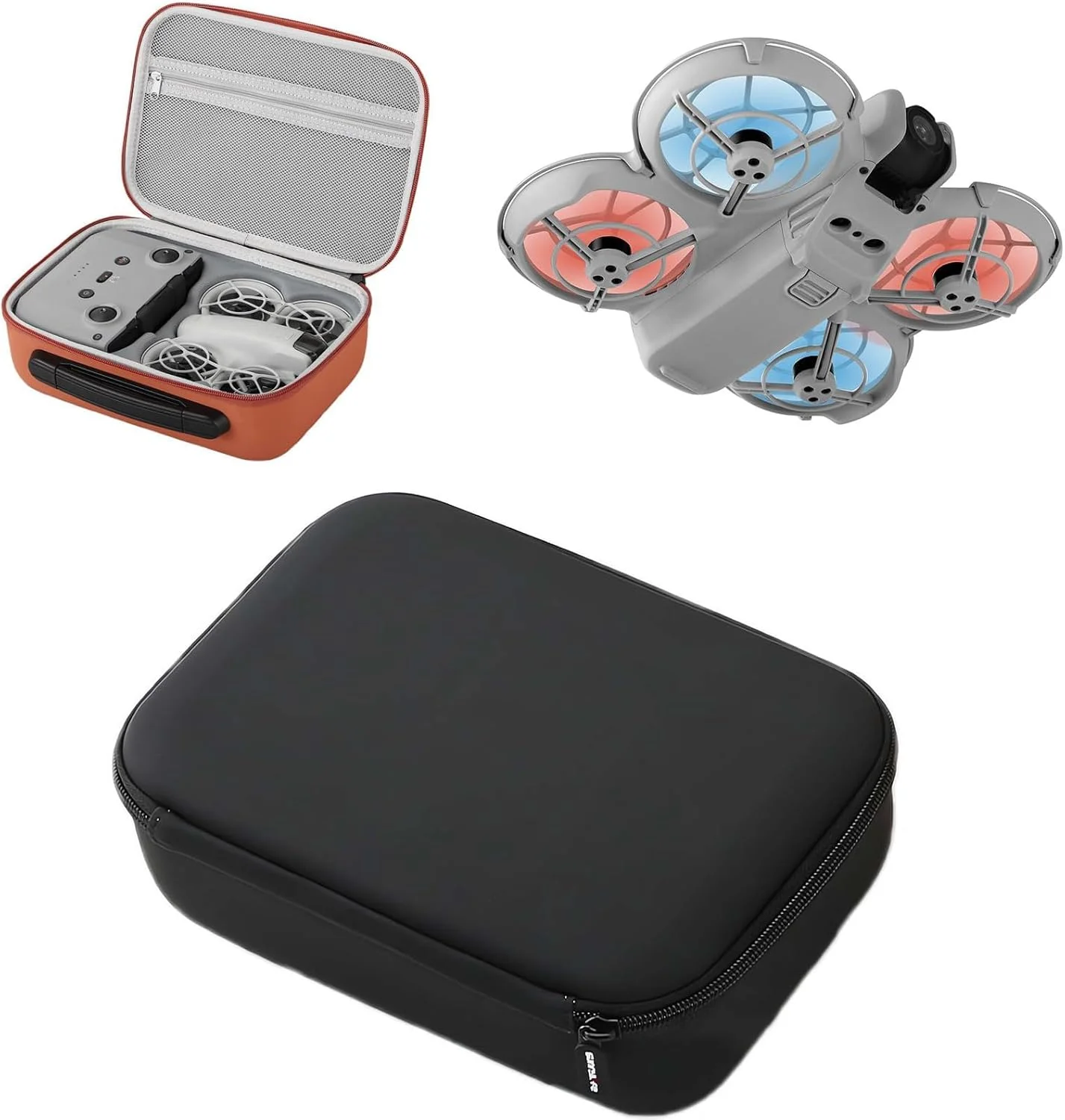 کیف حمل ضدآب NALACAL | کیف نگهداری ضد ضربه با زیپ و بند | کیف دستی هارد شل EVA | کیف دستی هارد شل مسافرتی قابل حمل برای پهپاد و لوازم جانبی