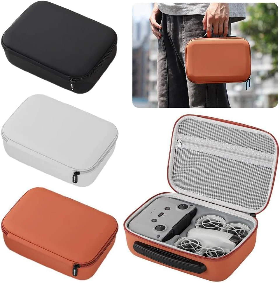 کیف حمل ضدآب NALACAL | کیف نگهداری ضد ضربه با زیپ و بند | کیف دستی هارد شل EVA | کیف دستی هارد شل مسافرتی قابل حمل برای پهپاد و لوازم جانبی