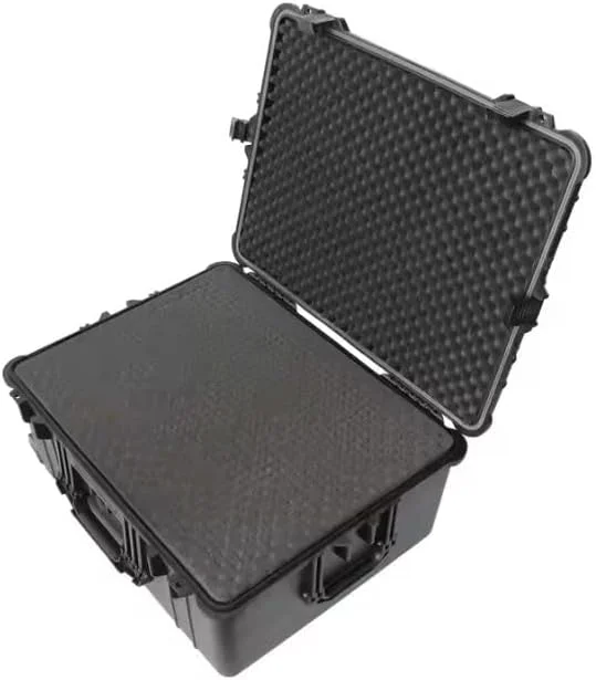 کیف حمل بزرگ پلاستیکی ضد آب مناسب سفر و حمل هوایی به همراه چرخ برای کوادکوپتر/کیت دوربین مدل MT-38191