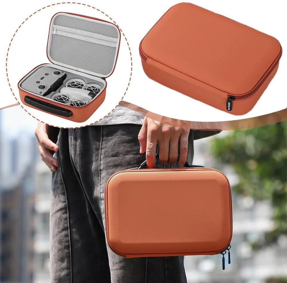 کیف حمل ضدآب NALACAL | کیف نگهداری ضد ضربه با زیپ و بند | کیف دستی هارد شل EVA | کیف دستی هارد شل مسافرتی قابل حمل برای پهپاد و لوازم جانبی