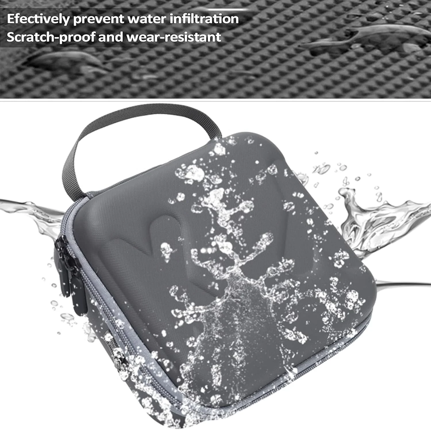 کیف حمل NALACAL برای DJI OM 6 - کیف نگهداری قابل حمل، کیف سخت برای حمل تثبیت کننده گیمبال تلفن هوشمند DJI Osmo Mobile 6 و لوازم جانبی، ضد آب و بادوام (خاکستری) کیف حمل NALACAL برای DJI OM 6 - کیف نگهداری قابل حمل، کیف سخت برای حمل تثبیت کننده گیمبال تلفن هوشمند DJI Osmo Mobile 6 و لوازم جانبی، ضد آب و بادوام (خاکستری)