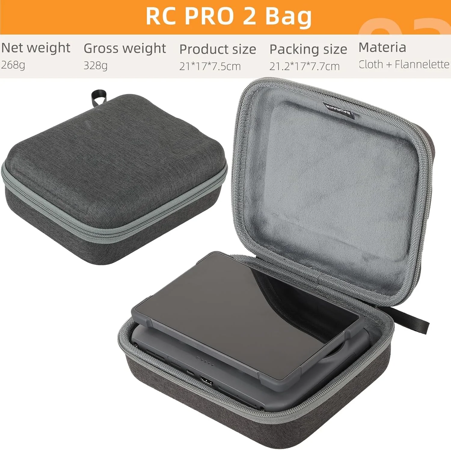 کیف حمل eWINNER برای DJI RC Pro 2، کیف نگهداری قابل حمل ضد ضربه، کیف محافظ مسافرتی سازگار با DJI Mavic 4 Pro Drone RC Pro 2 لوازم جانبی