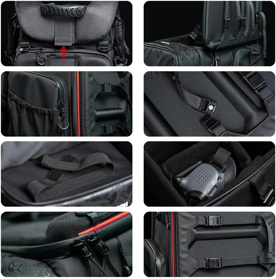 کیف کوله پشتی پهپاد مسابقه ای FPV مدل HGLRC با طراحی محفظه بندی برای کوادکوپتر