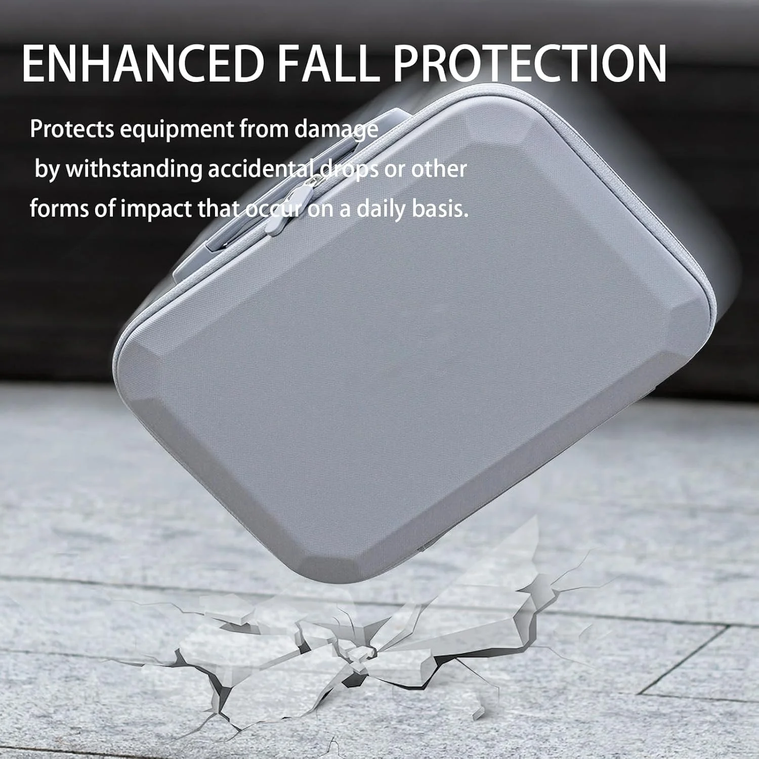 کیف حمل چند منظوره eWINNER برای DJI NEO / کیف محافظ PU قابل حمل برای لوازم جانبی DJI Neo Fly More Combo / نگهدارنده ریموت کنترل RC-N3 / باتری هوشمند Neo و لوازم جانبی