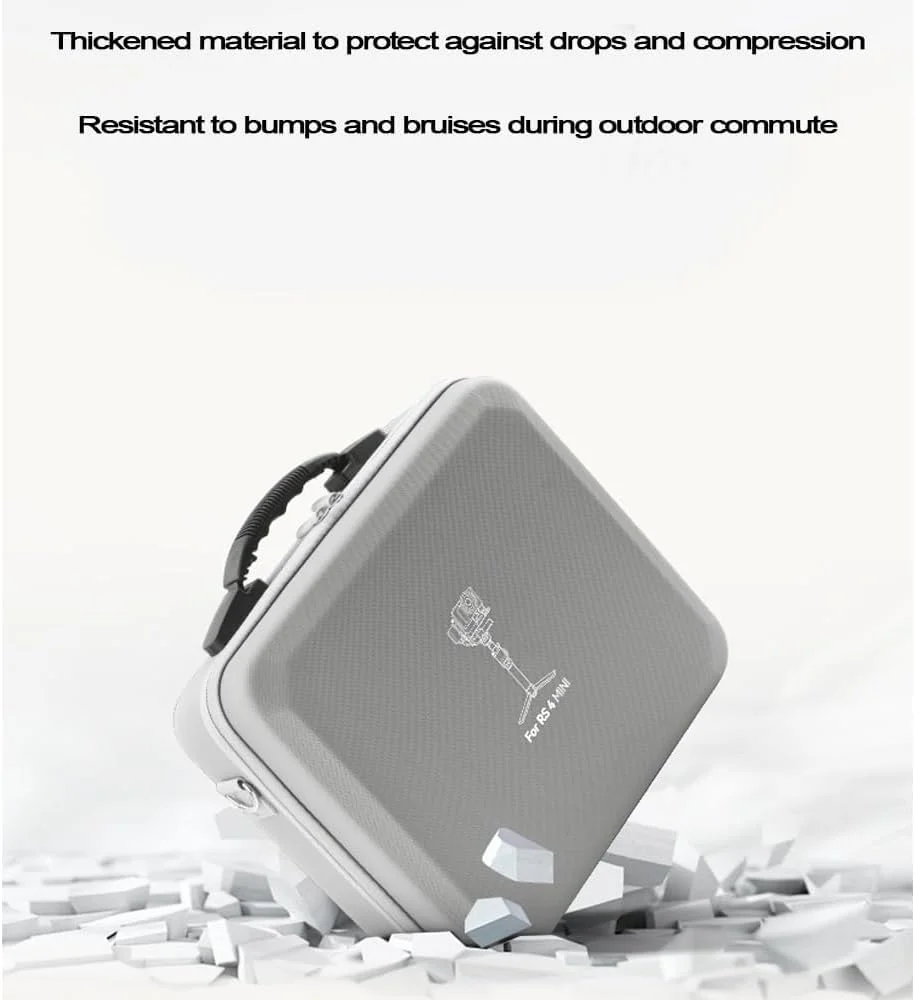 کیف حمل ضدآب و قابل حمل eWINNER برای DJI RS 4 Mini، کیف شانه ای هارد شل برای نگهداری و حمل تثبیت کننده گیمبال 3 محوره DJI Ronin RS 4 Mini و لوازم جانبی