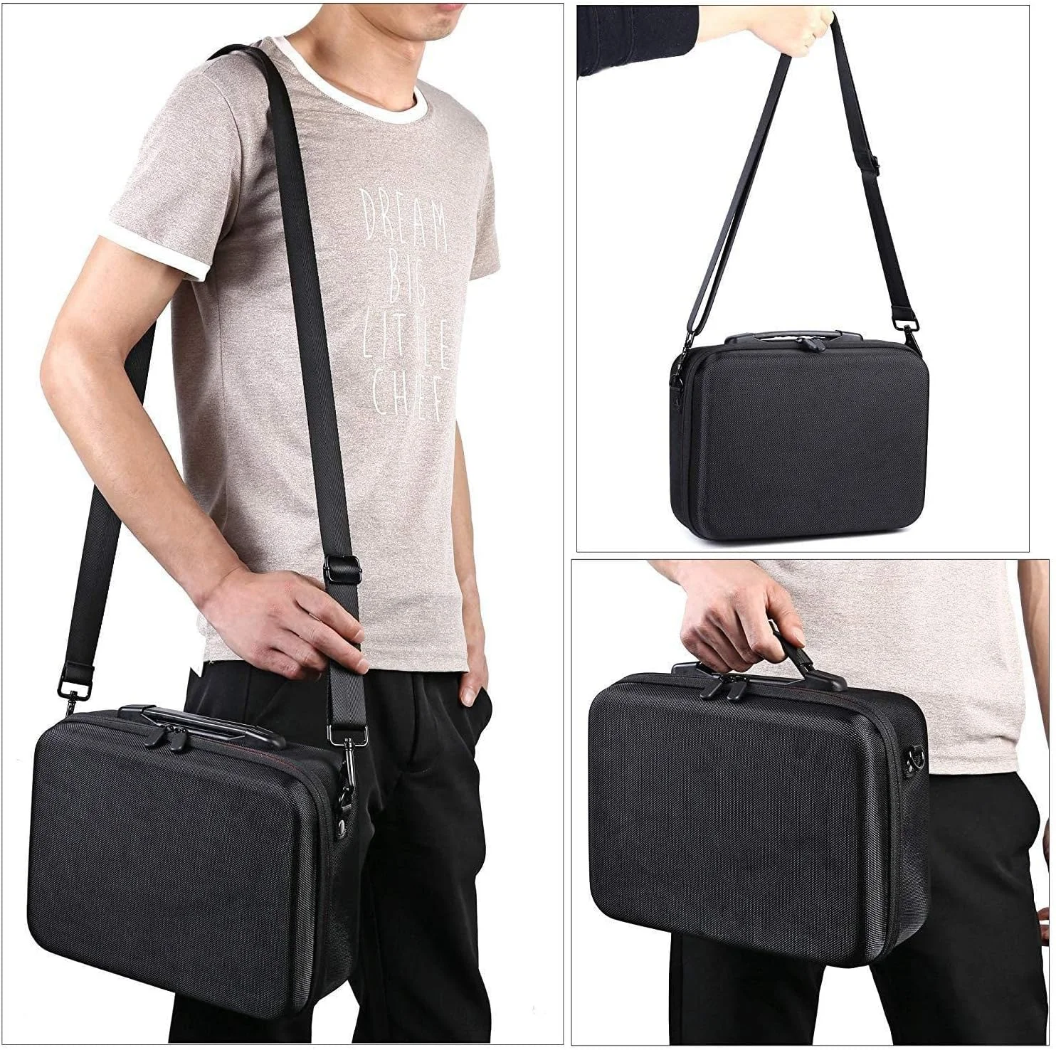 کیف حمل ضد آب eWINNER با پوسته سخت و فوم ضد ضربه برای پهپاد DJI Mavic Air، ۳ باتری و لوازم جانبی