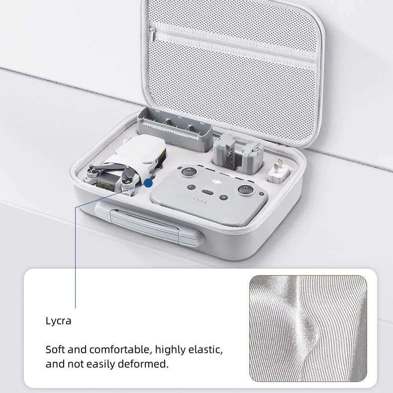 کیف حمل چرمی برای DJI Mini 4K / Mini 2 SE و لوازم جانبی کنترلر، کیف مسافرتی جمع و جور با بند شانه (بزرگ) کیف حمل چرمی برای DJI Mini 4K / Mini 2 SE و لوازم جانبی کنترلر، کیف مسافرتی جمع و جور با بند شانه (بزرگ)