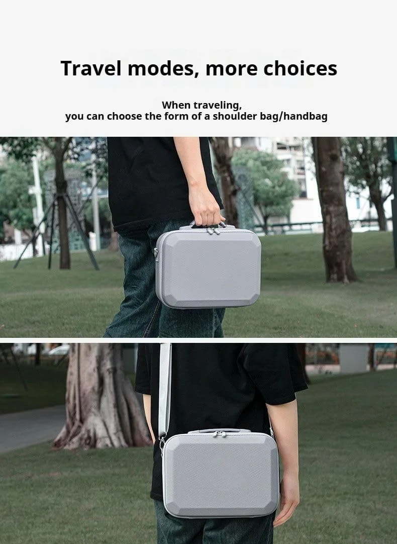 کیف حمل سخت چرمی PU برای DJI Neo Fly More Combo – ضد آب، ضد ضربه، کیف نگهداری قابل حمل برای سفر برای DJI NEO و لوازم جانبی