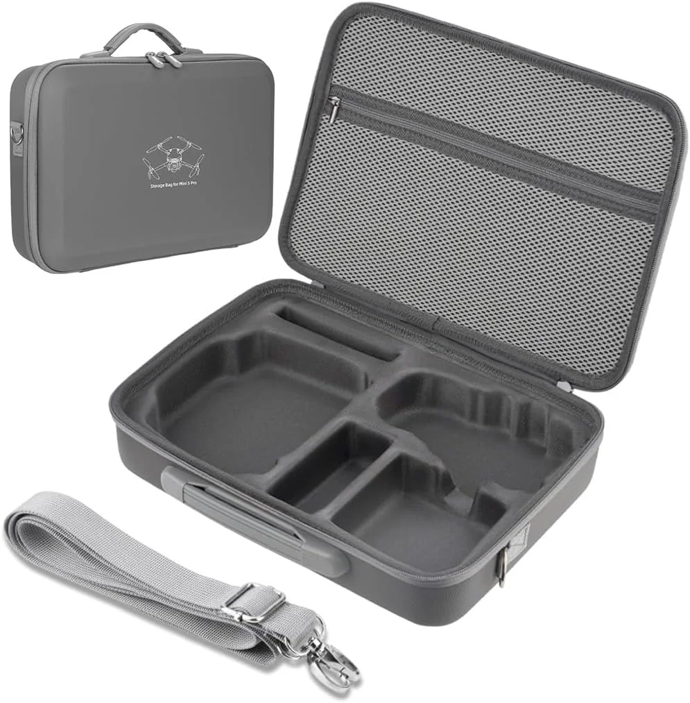 کیف حمل مینی 5 پرو ELEPHANTBOAT®، کیف محافظ سخت و قابل حمل برای نگهداری لوازم جانبی پهپاد مینی 5 پرو