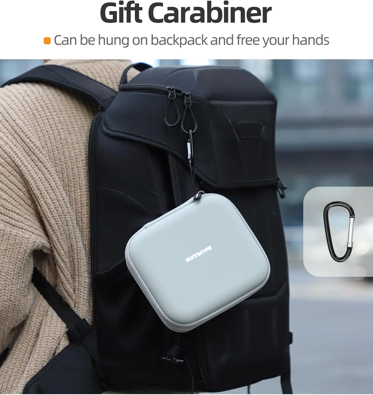 کیف حمل برای DJI Flip، کیف نگهداری مسافرتی قابل حمل برای لوازم جانبی کوادکوپتر DJI Flip (مشکی)