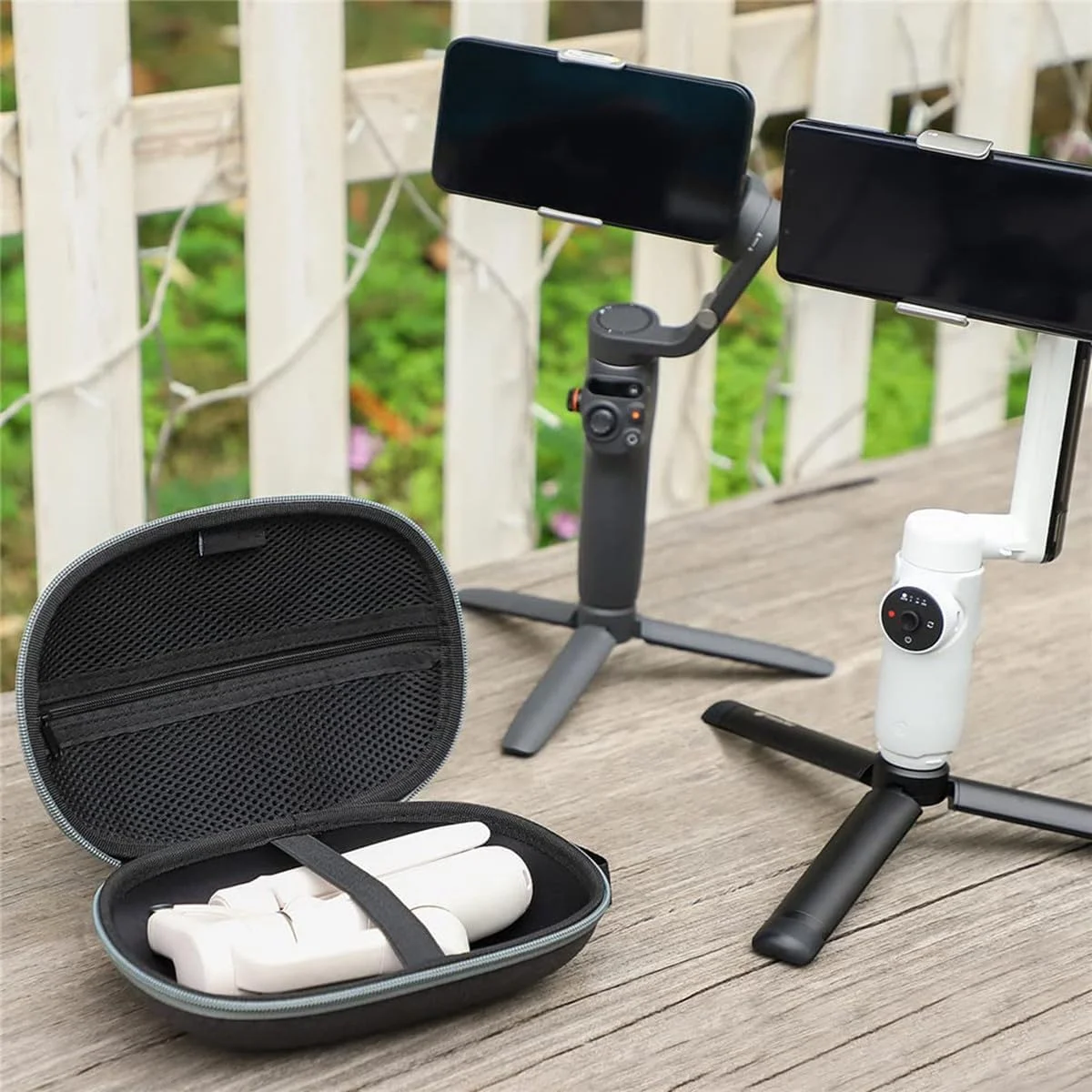 کیف محافظ نگهدارنده گیمبال دستی eWINNER برای Insta360 Flow 2 Pro/Flow Pro/برای Zhiyun/برای Feiyu/برای DJI Osmo Mobile 7P/7 OM 6 5/4/4SE کیف حمل جهانی گیمبال کیف محافظ نگهدارنده گیمبال دستی eWINNER برای Insta360 Flow 2 Pro/Flow Pro/برای Zhiyun/برای Feiyu/برای DJI Osmo Mobile 7P/7 OM 6 5/4/4SE کیف حمل جهانی گیمبال