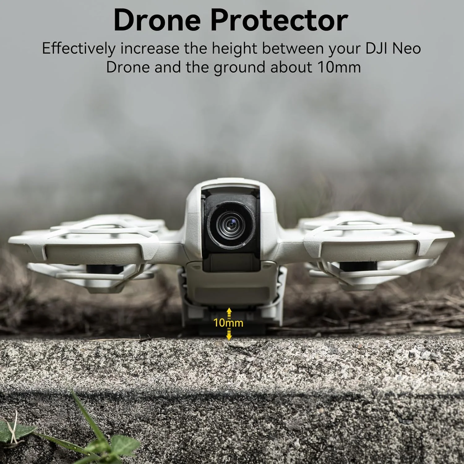 پایه فرود Neo - محافظ باتری پهپاد 2 در 1، چراغ پرواز شبانه، افزایش ارتفاع پایه Neo