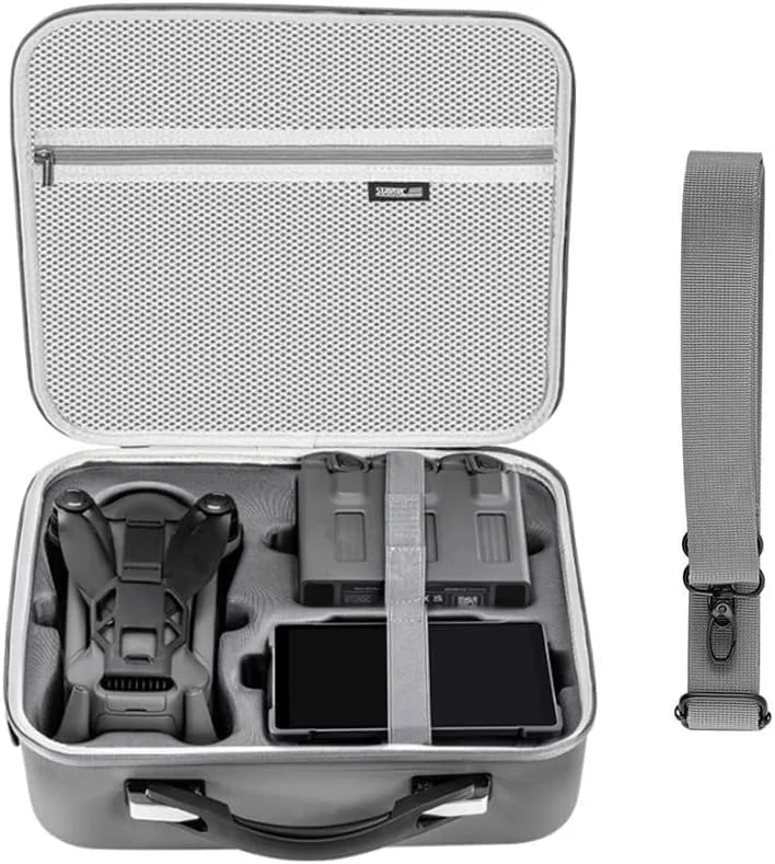 کیف حمل Mavic 4 Pro، کیف چرمی PU قابل حمل با بند شانه برای DJI Mavic 4 Pro سازگار با کنترلر RC 2/RC Pro 2 (برای کنترلر RC Pro2)