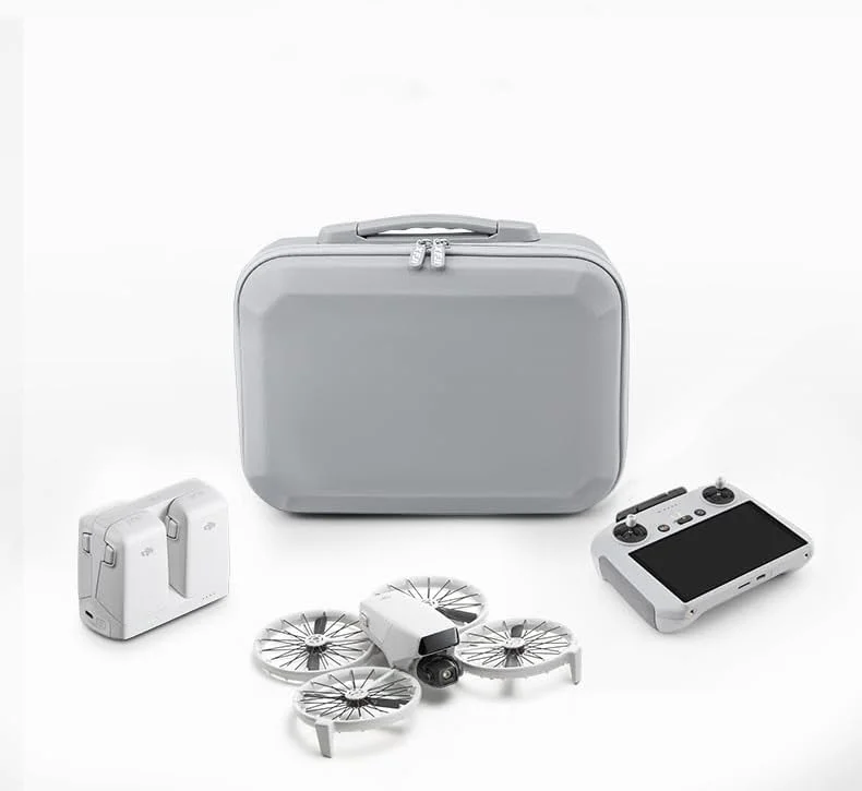 کیف حمل برای DJI Flip، کیف نگهداری مسافرتی قابل حمل برای لوازم جانبی پهپاد DJI Flip، کیف حمل سخت ضد آب قابل حمل (خاکستری)