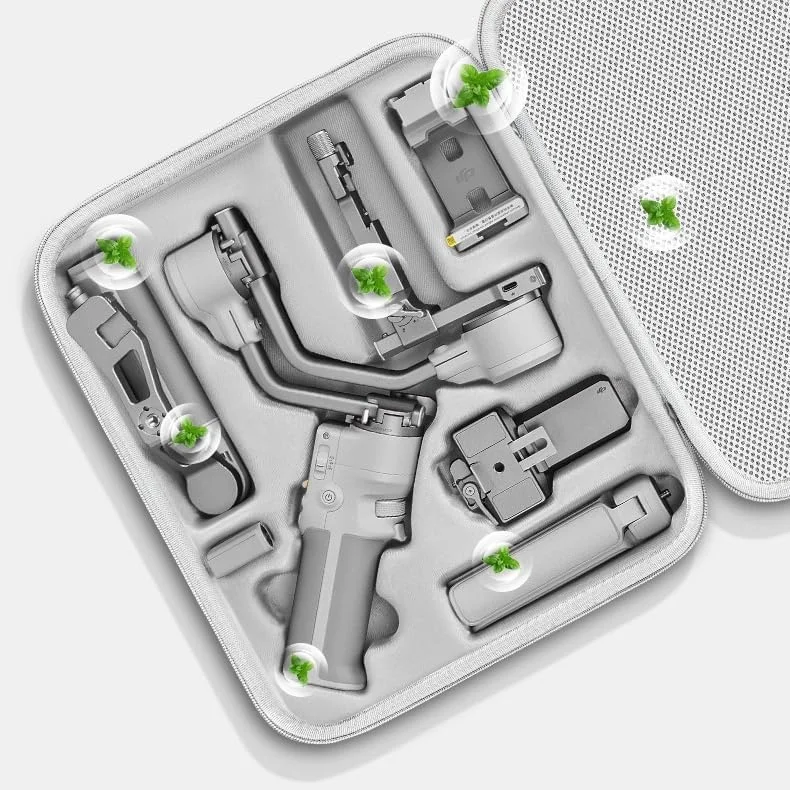 کیف حمل برای DJI RS 4 Mini، کیف شانه ای قابل حمل چمدان سخت سازگار با DJI Ronin RS4 Mini تثبیت کننده گیمبال 3 محوره دستی (مشکی)