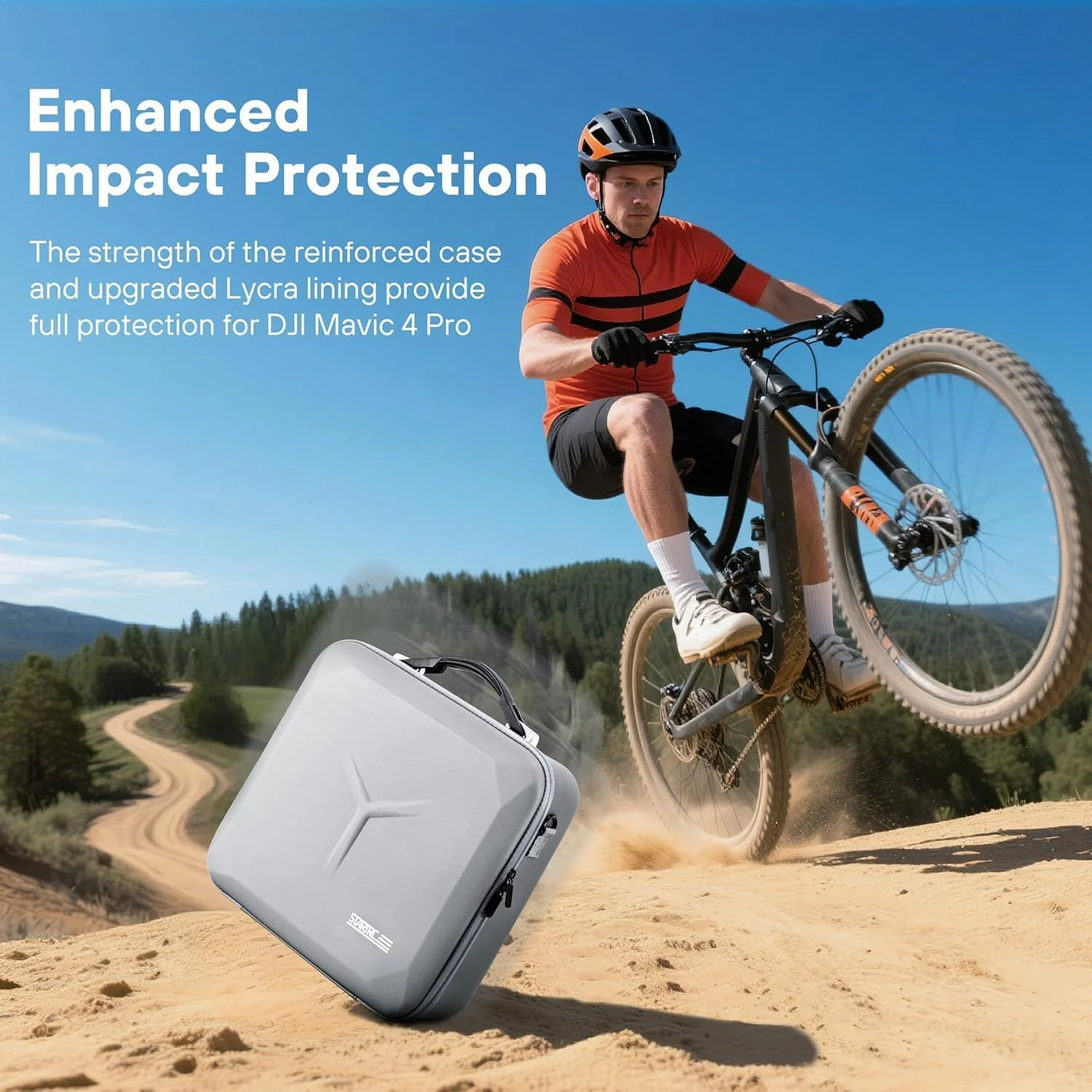 کیف حمل Mavic 4 Pro، کیف چرمی PU قابل حمل با بند شانه برای DJI Mavic 4 Pro سازگار با کنترلر RC 2/RC Pro 2 (برای کنترلر RC Pro2)