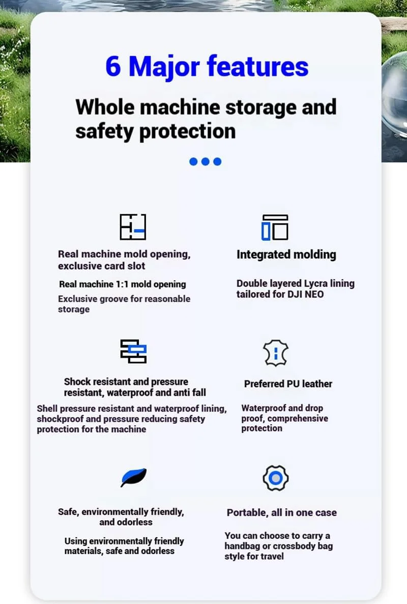 کیف حمل برای کمبو DJI Neo Motion Fly More، مناسب برای نگهداری پهپاد Neo، RC Motion 3، Goggles N3، هاب شارژ باتری، لوازم جانبی ملخ یدکی کیف حمل برای کمبو DJI Neo Motion Fly More، مناسب برای نگهداری پهپاد Neo، RC Motion 3، Goggles N3، هاب شارژ باتری، لوازم جانبی ملخ یدکی