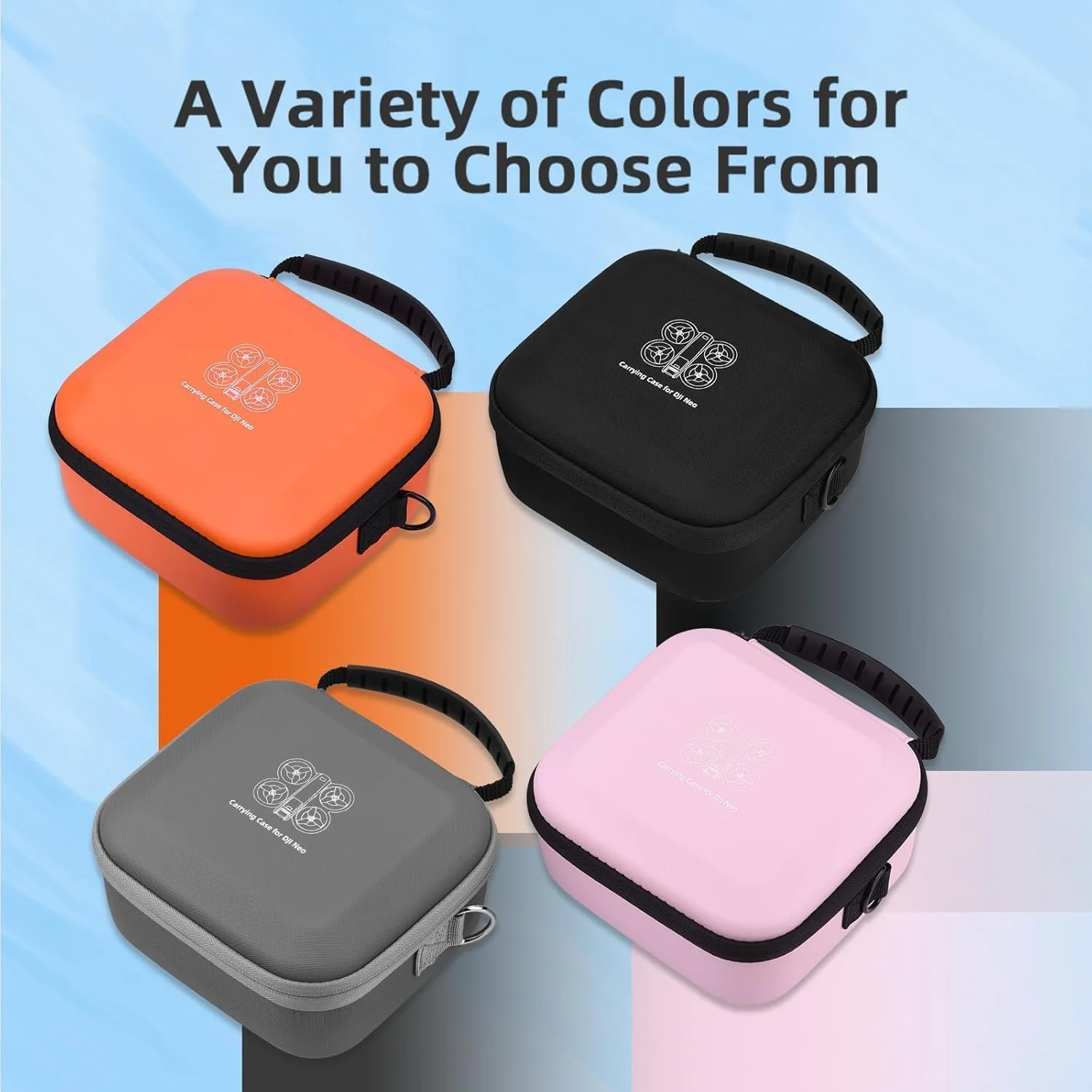 کیف حمل برای DJI Neo، کیف شانه ای کوچک چرمی PU قابل حمل برای پهپاد DJI Neo و لوازم جانبی باتری (نارنجی) کیف حمل برای DJI Neo، کیف شانه ای کوچک چرمی PU قابل حمل برای پهپاد DJI Neo و لوازم جانبی باتری (نارنجی)