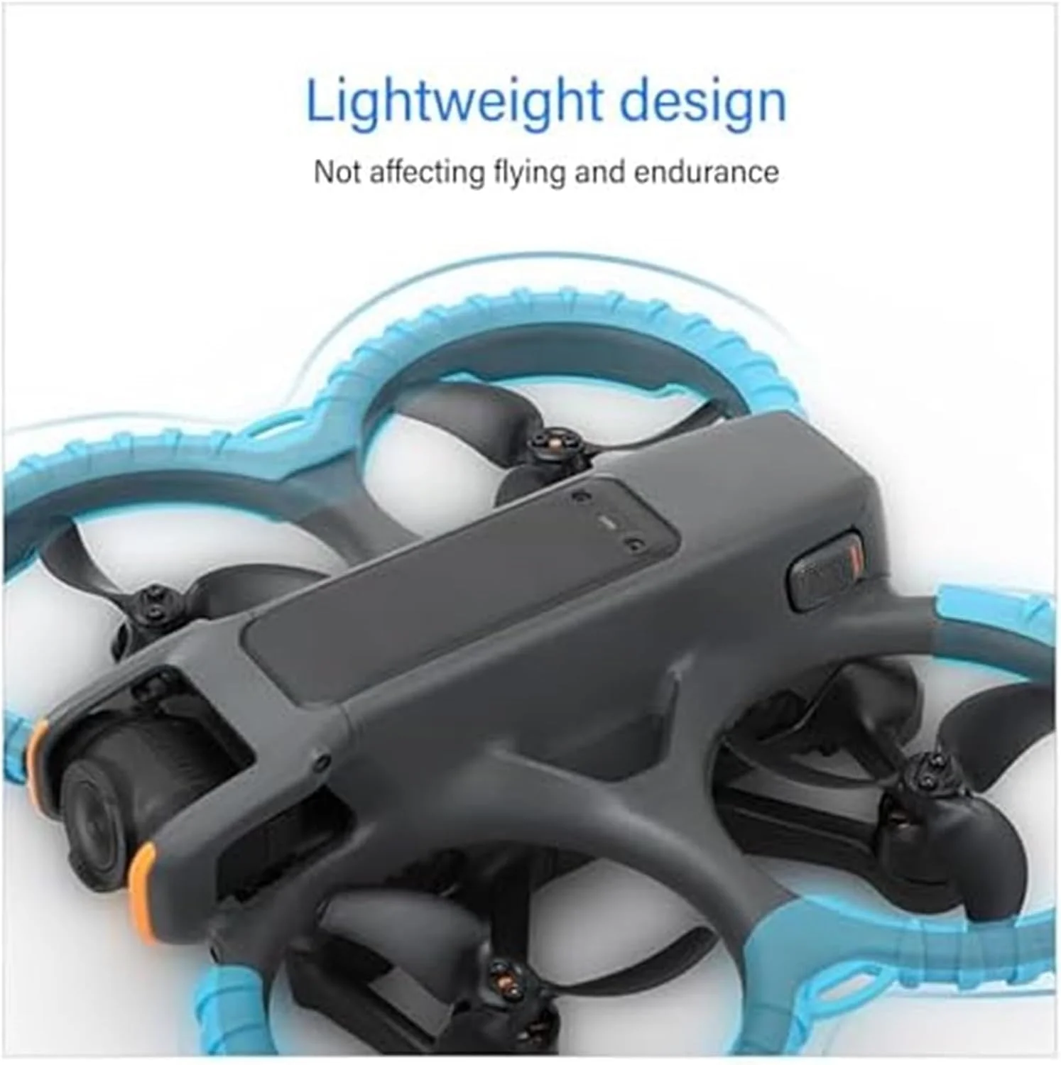 محافظ ملخ پهپاد، پوشش محافظ سبک وزن ضد برخورد و ضربه گیر ملخ، برای پهپاد (آبی)