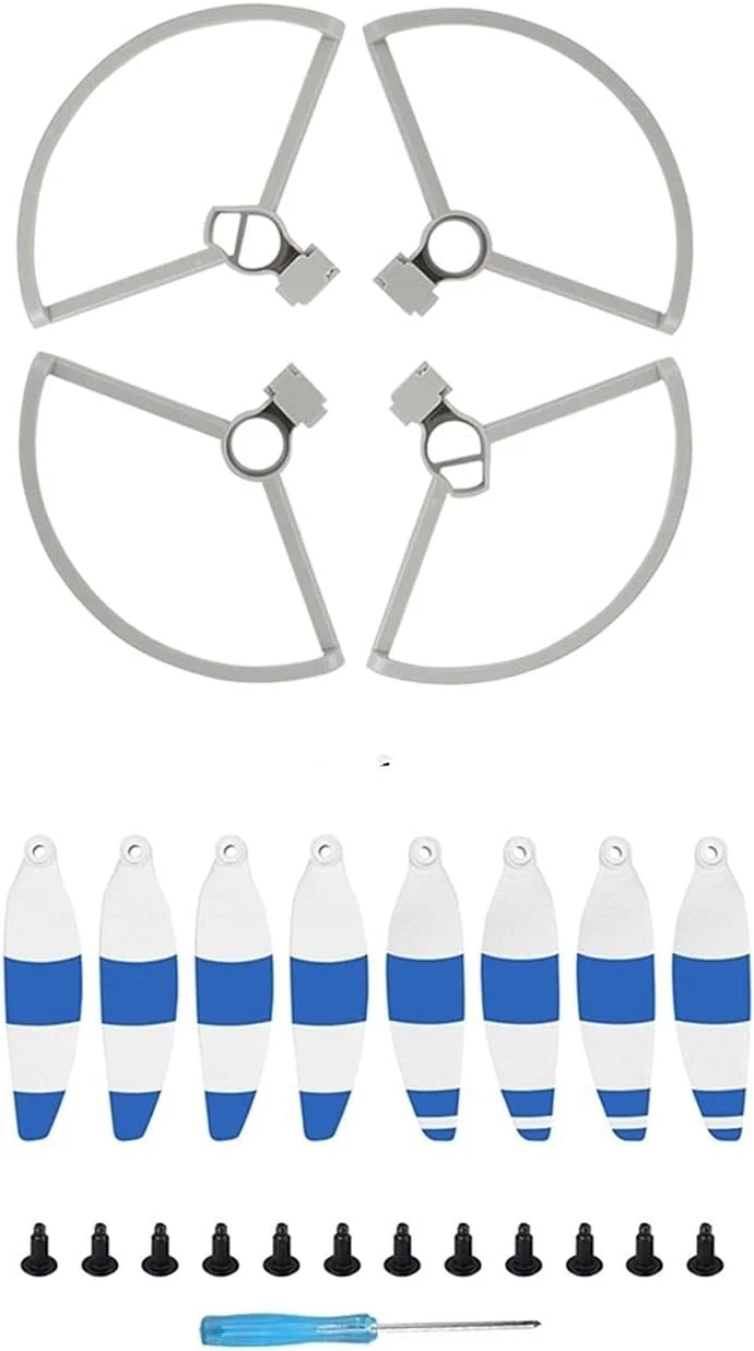 محافظ پروانه برای مینی، محافظ پوشش 4726، افزایش دهنده پایه فرود پهپاد، برای DJI، برای کوادکوپتر RC (کیت خاکستری B)