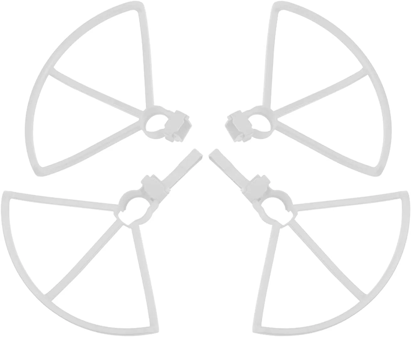 محافظ پروانه کوادکوپتر، لوازم جانبی تیغه، برای HUBSAN Zino H117S، محافظ پروانه پهپاد H117s (محافظ سفید)