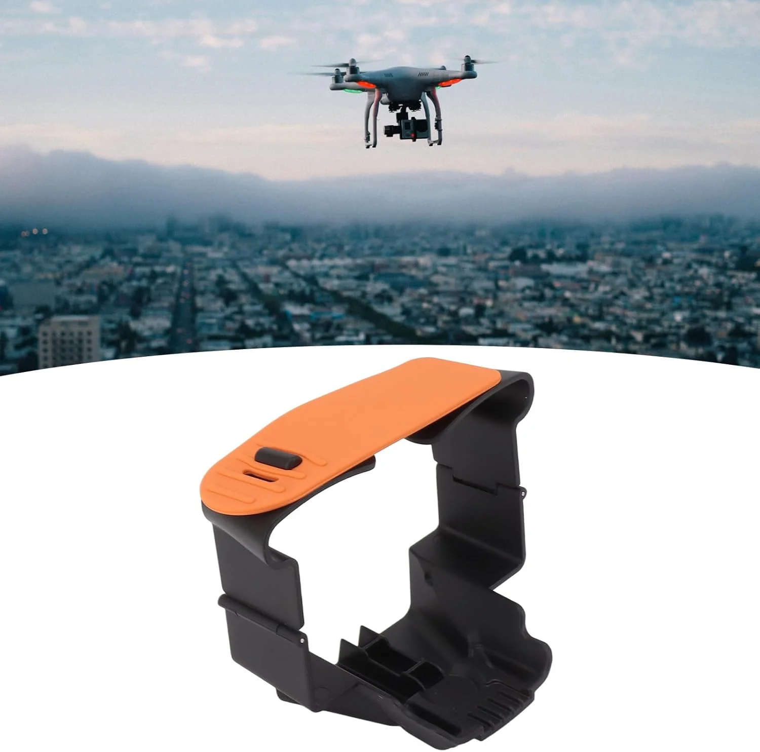 نگهدارنده ملخ پهپاد، محافظ ملخ پهپاد، تثبیت کننده نگهدارنده تاشو برای 3 هلیکوپتر (دو رنگ)