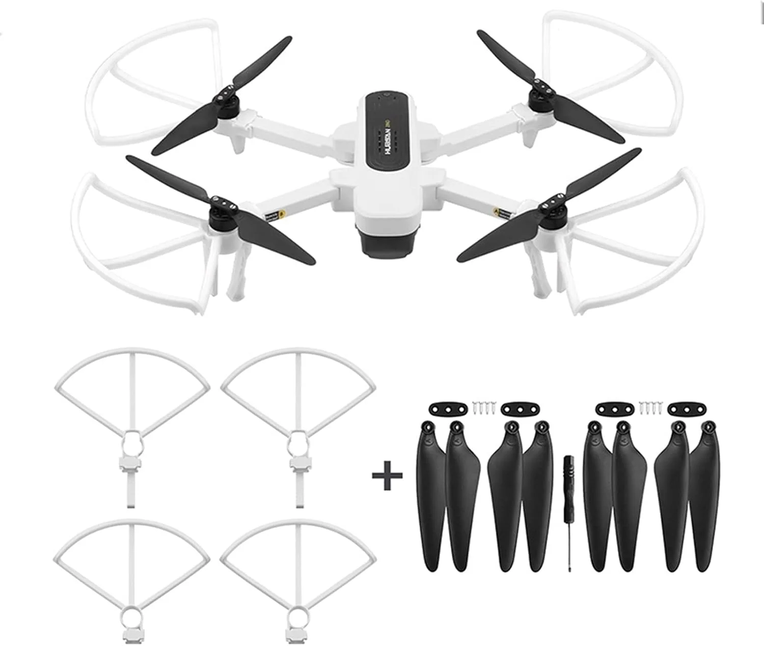 محافظ پروانه کوادکوپتر، لوازم جانبی تیغه، برای HUBSAN Zino H117S، محافظ پروانه پهپاد H117s (محافظ سفید)
