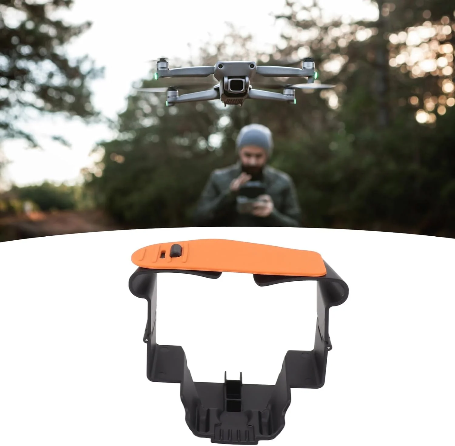 نگهدارنده ملخ پهپاد، محافظ ملخ پهپاد، تثبیت کننده نگهدارنده تاشو برای 3 هلیکوپتر (دو رنگ)