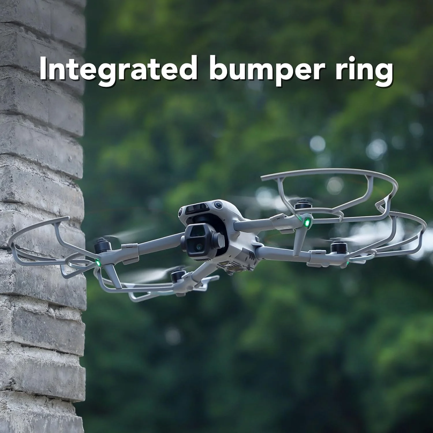 محافظ ملخ پهپاد بسته 4 عددی ضربه گیر تیغه ملخ با جذب شوک محافظ پلاستیکی سبک وزن برای Air 3S/3 با تقویت بازوی پشتیبانی مثلثی ملخ موثر