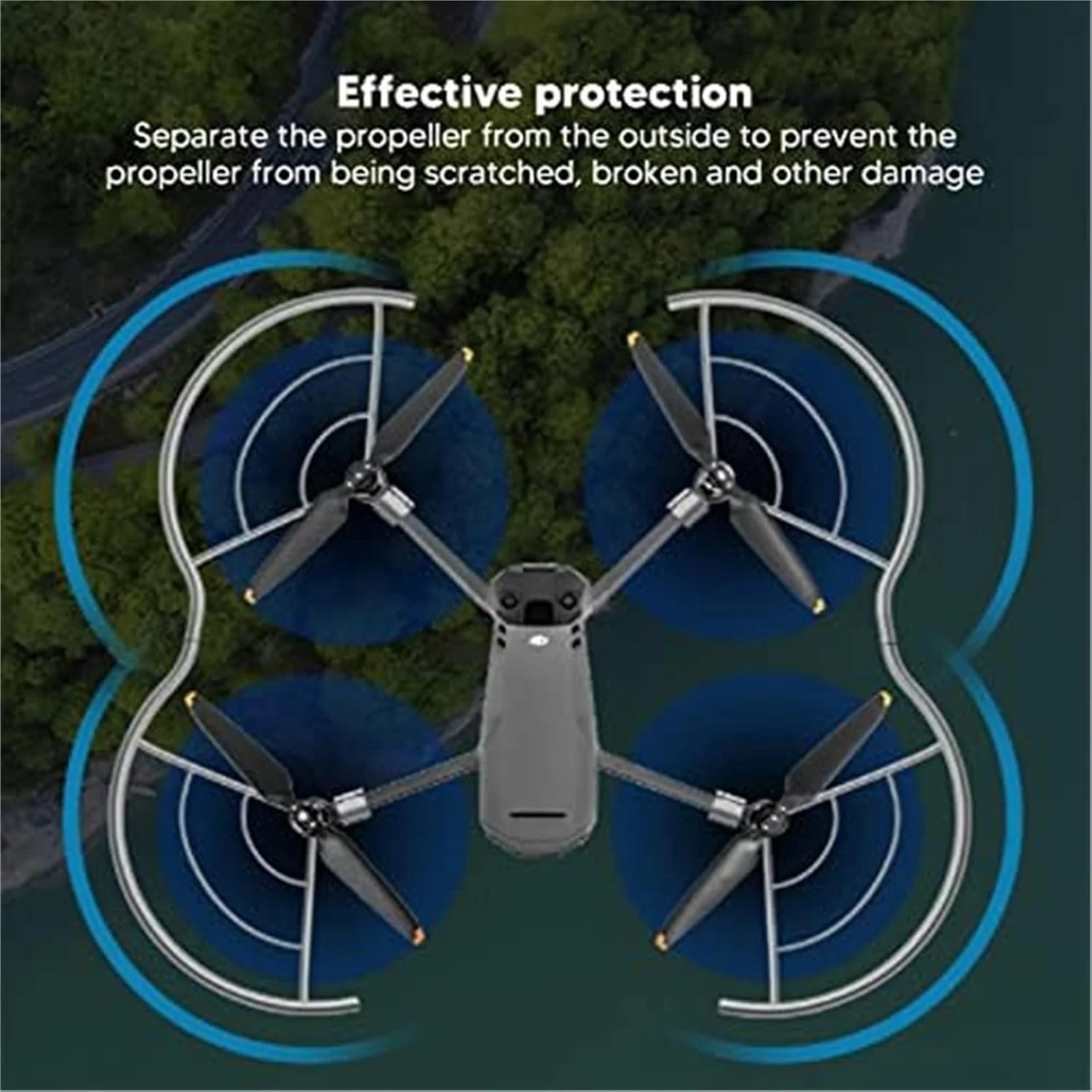 محافظ ملخ 360 درجه ضد برخورد، پوشش محافظ یکپارچه برای ایمنی در حین پرواز