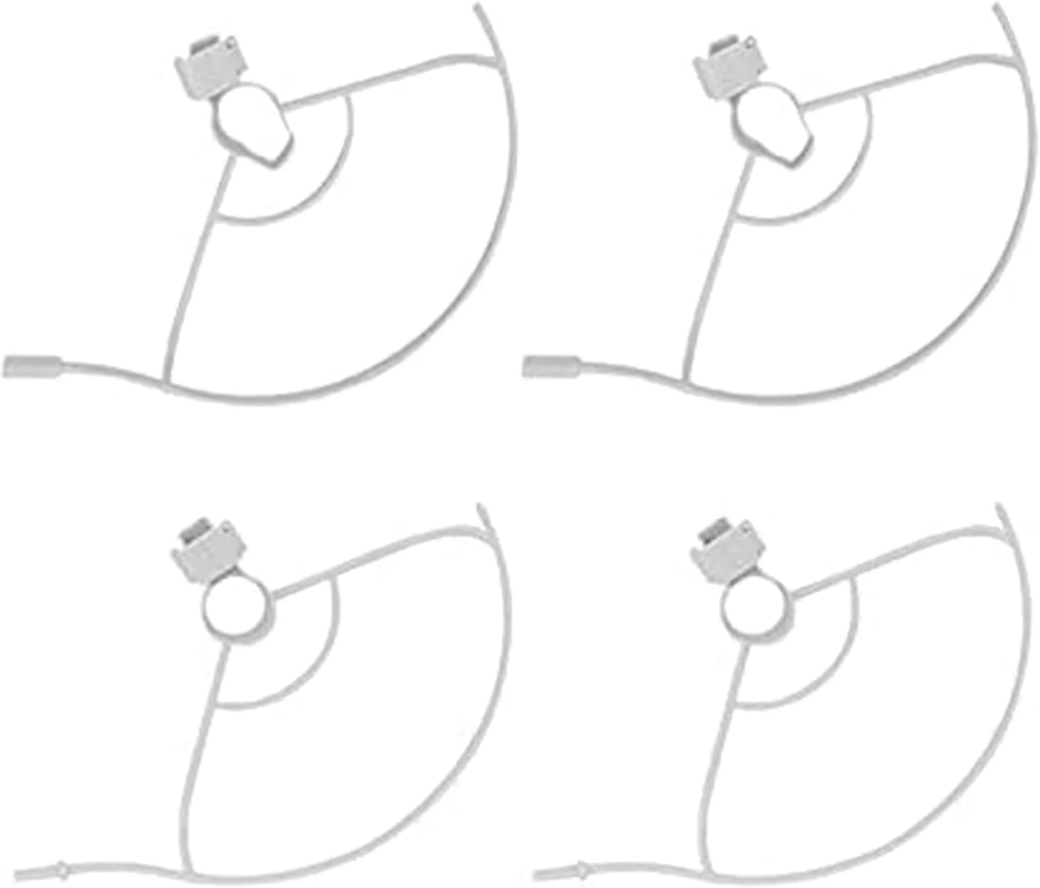 محافظ پروانه کوادکوپتر، محافظ تیغه ABS ضد برخورد 2011، برای مدل های هواپیمای کوچک