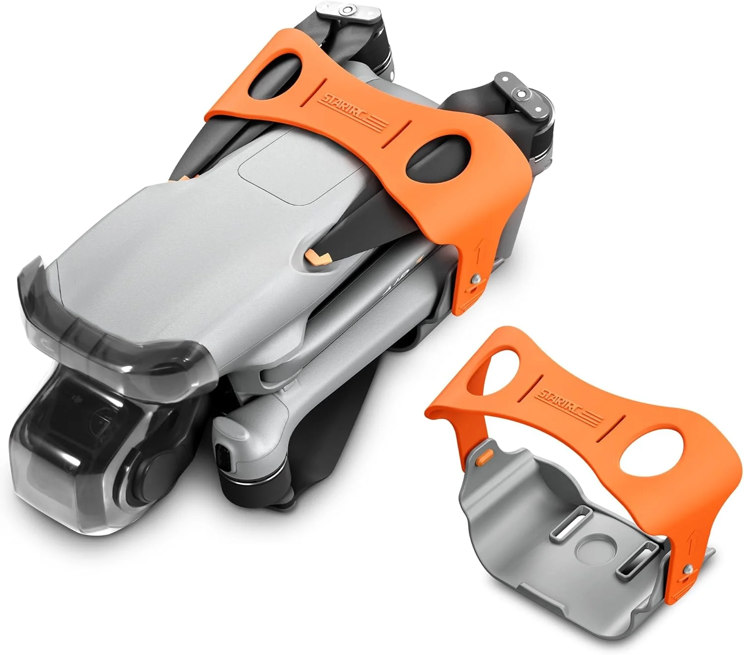 محافظ ملخ STARTRC برای DJI Air 3S/Air 3، نگهدارنده و تثبیت کننده ملخ برای DJI Air 3S/Air 3 (نارنجی ارتقا یافته)