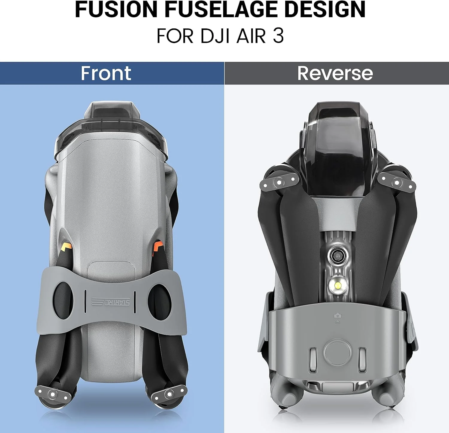 نگهدارنده ملخ STARTRC برای DJI Air 3S/3، بند محافظ ملخ برای ملخ‌های پهپاد، تثبیت کننده و نگهدارنده (بهبود یافته - خاکستری)