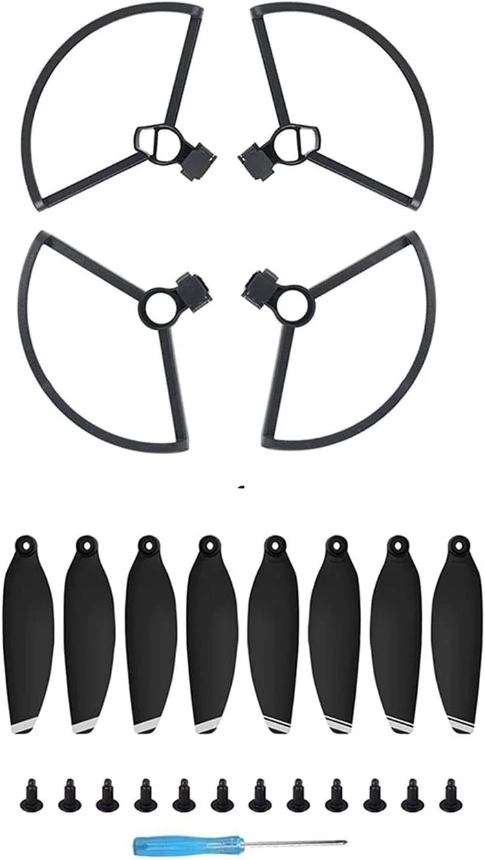 محافظ ملخ 4726، محافظ پوشش ملخ، محافظ توسعه دهنده فرود، محافظ پهپاد، برای پهپاد کوادکوپتر RC (کیت مشکی B)