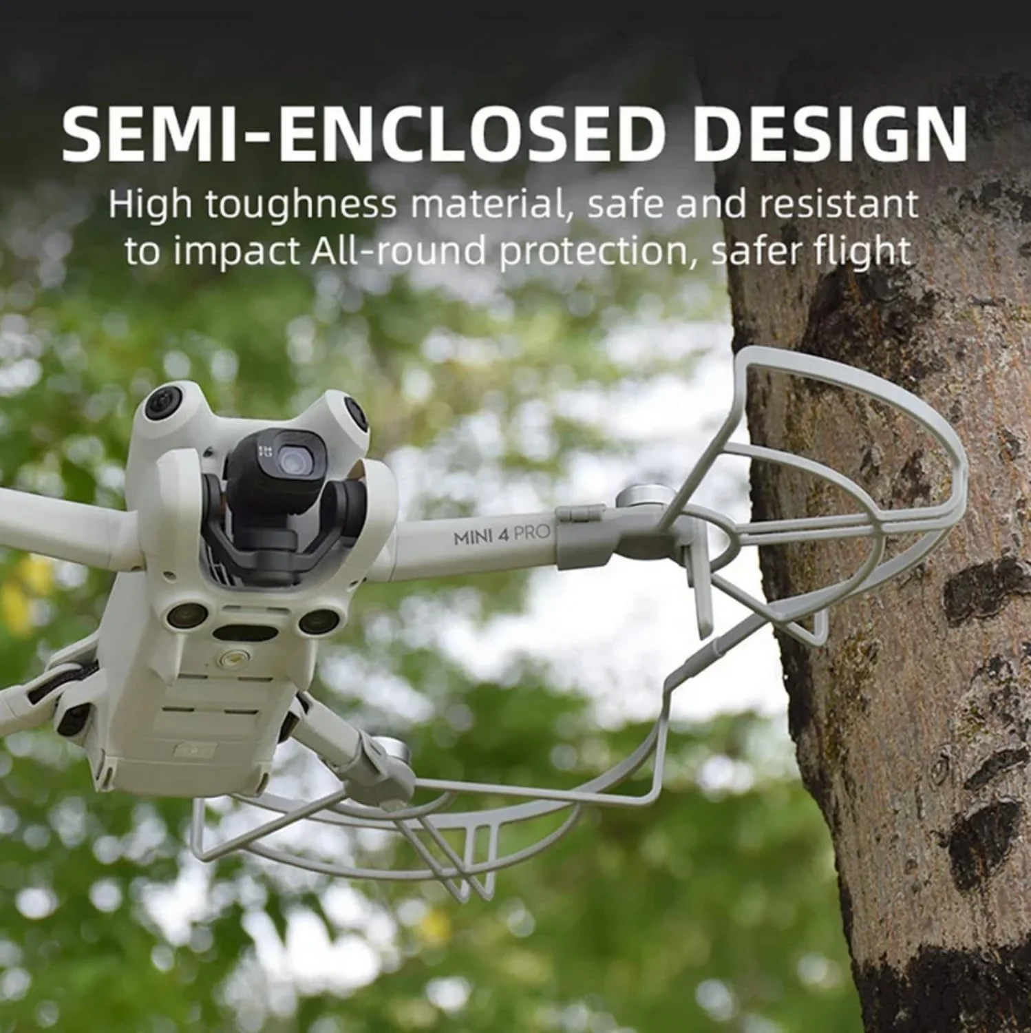 محافظ ملخ SKEIDO، پوشش بال های کوادکوپتر با قابلیت رهاسازی سریع، محافظ ضد برخورد پره ملخ برای لوازم جانبی کوادکوپتر DJI Mini 4 Pro