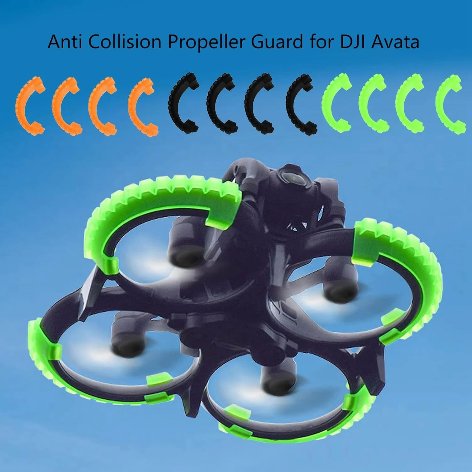 محافظ پروانه، لوازم جانبی پهپاد، مقاوم در برابر فشار، محافظت ایمن از پروانه برای DJI Avata (مشکی) محافظ پروانه، لوازم جانبی پهپاد، مقاوم در برابر فشار، محافظت ایمن از پروانه برای DJI Avata (مشکی)