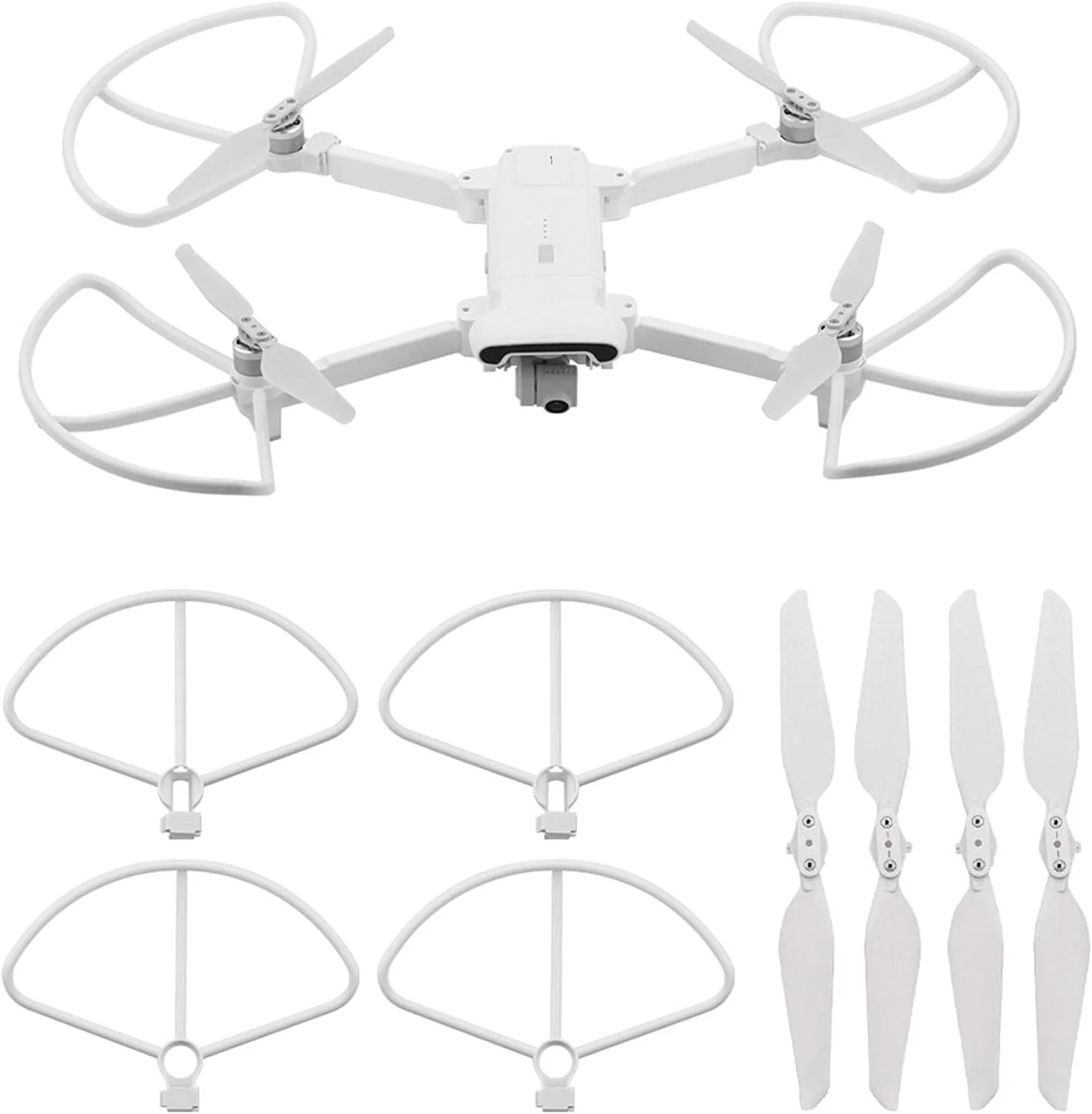 محافظ پروانه، حلقه محافظ پروانه، لوازم جانبی پهپاد، برای FIMI X8 SE 2020 (پروانه با محافظ سفید)