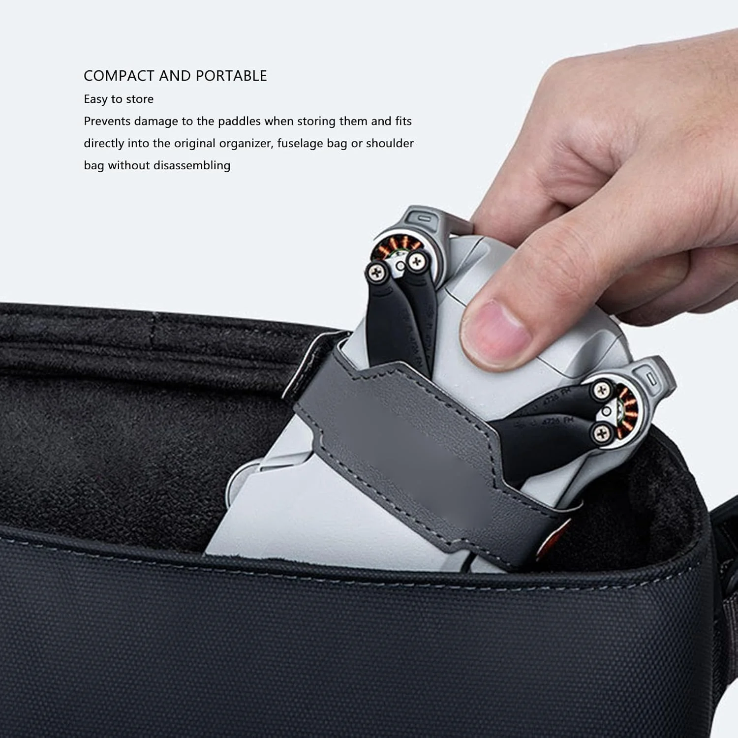 نگهدارنده ملخ برای پهپاد مینی 4 پرو، بند محافظ ملخ چرمی PU، برای مینی 4K، مینی 2، لوازم جانبی پهپاد 2 SE