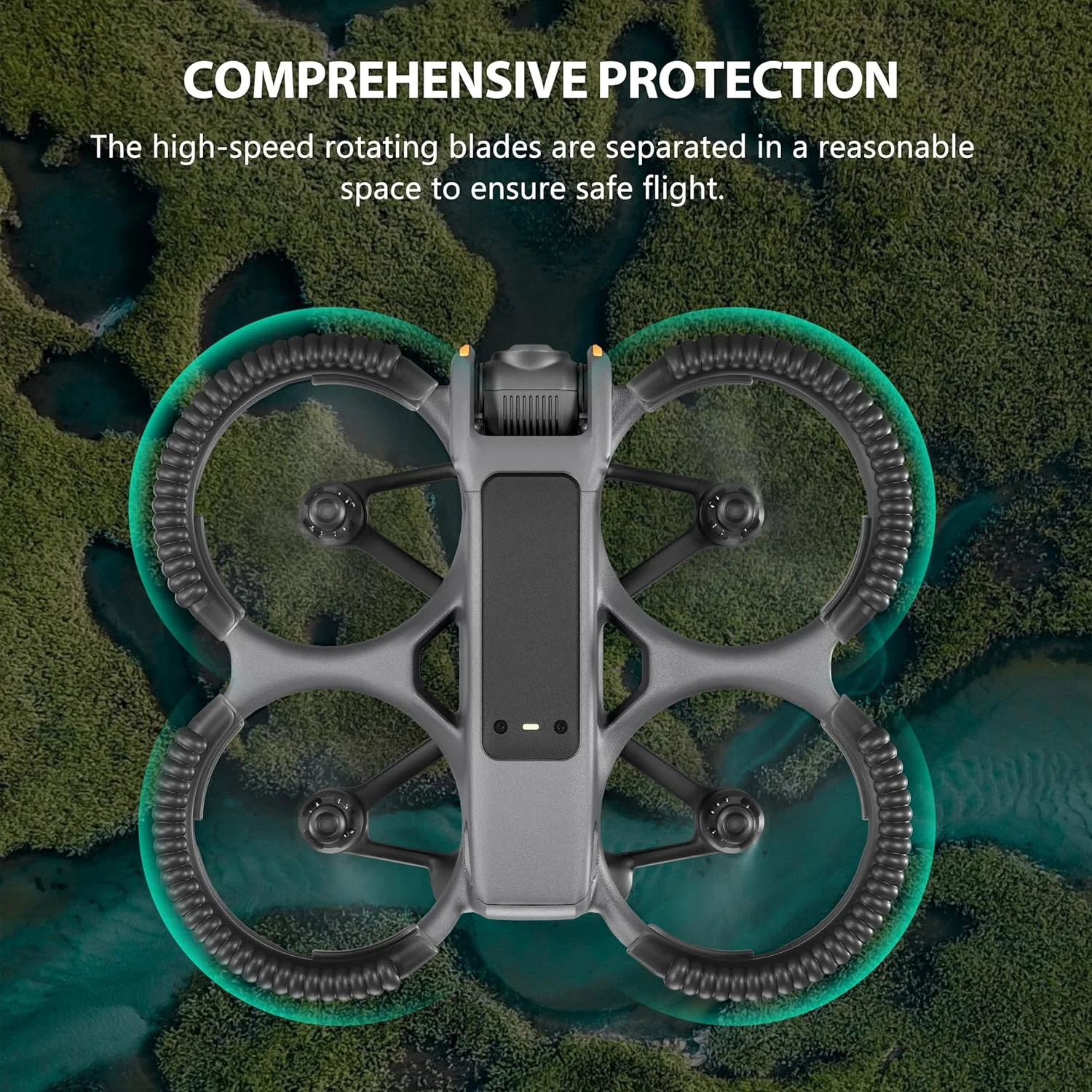 محافظ پروانه STARTRC Avata 2 برای DJI Avata 2، محافظ ضربه گیر ضد برخورد و ضد ضربه برای DJI Avata 2 Fly More Combo محافظ پروانه STARTRC Avata 2 برای DJI Avata 2، محافظ ضربه گیر ضد برخورد و ضد ضربه برای DJI Avata 2 Fly More Combo