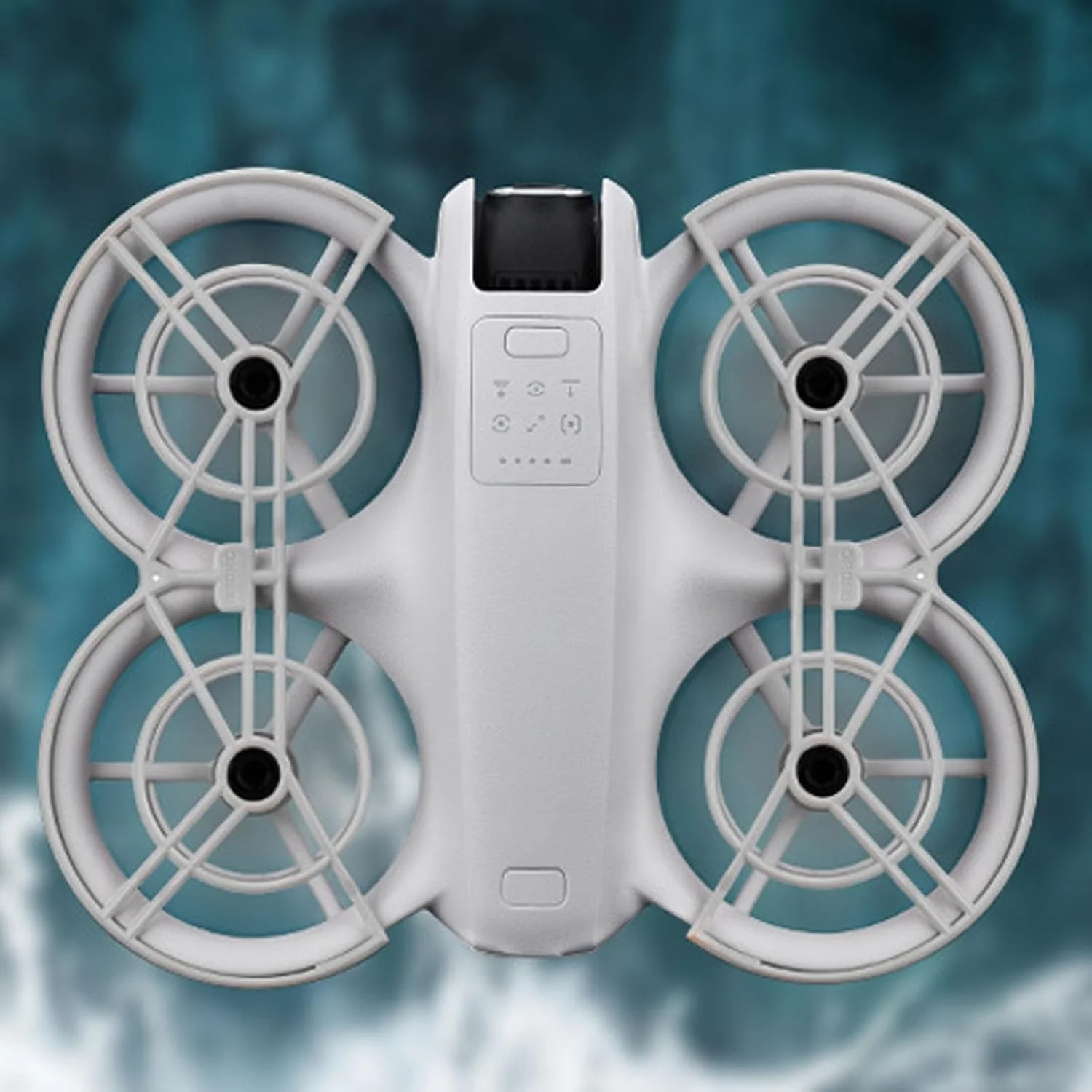 محافظ ملخ کوادکوپتر RiToEasysports، محافظ ضد برخورد ملخ ABS، قطعات برای کوادکوپتر Neo (خاکستری)