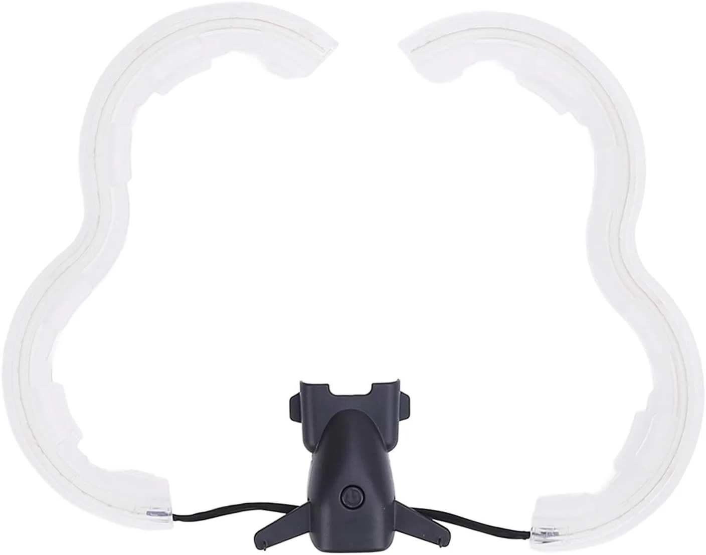 محافظ پروانه ضربه گیر برای پهپاد Avata 2، محافظ پروانه چراغ دار RGB رنگارنگ، پوشش محافظ ضد برخورد برای پهپاد Avata 2