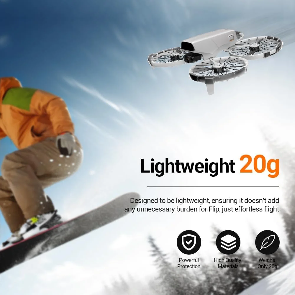 محافظ پروانه برای فلیپ، محافظ پروانه پهپاد TPU، سپر پروانه پوشش محافظ ضد برخورد برای لوازم جانبی فلیپ (مشکی نیمه شفاف)