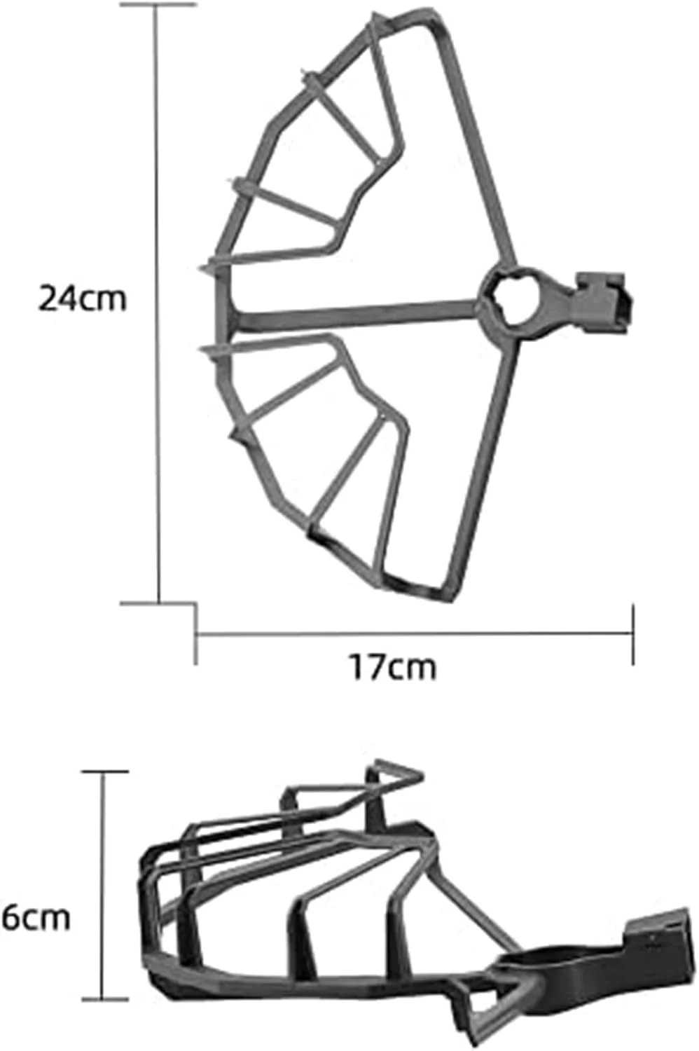 محافظ ملخ، برای DJI، برای Mavic 2 Pro Zoom، محافظ ملخ نیمه محصور، حلقه محافظ ضد برخورد ملخ پهپاد