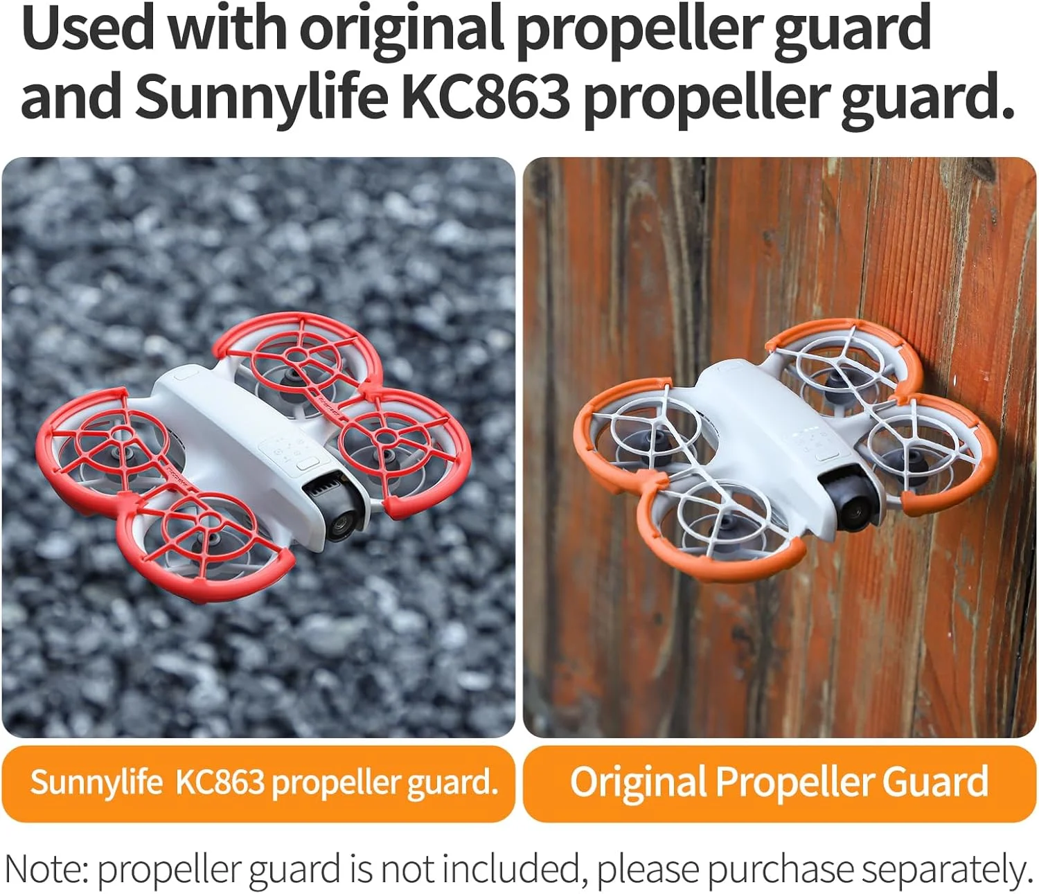 محافظ پروانه برای پهپاد DJI NEO (مشکی)