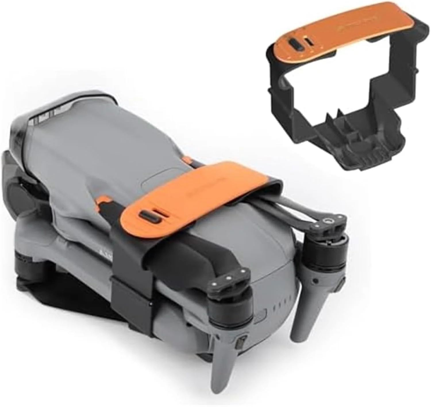نگهدارنده ملخ برای DJI Air 3، محافظ تسمه ملخ، تثبیت کننده، پوشش محافظ پهپاد برای فضای باز (مشکی) محافظ ملخ پهپاد (نارنجی)